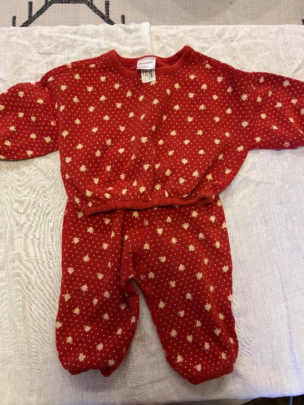 Hanna Anderson Christmas Tree two piece 6-12M